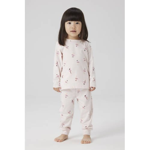 NAME IT MINI pyjama lichtroze Meisjes Stretchkatoen Ronde hals All over print - maat 98/104 afbeelding