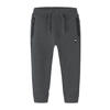 NAME IT MINI slim fit joggingbroek donkergrijs melange