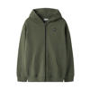 NAME IT KIDS sweatvest donkergroen