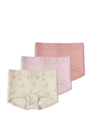 hipster - set van 3 ecru/lichtroze/roze