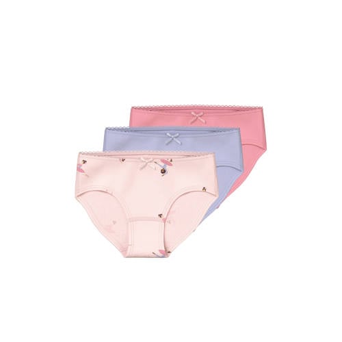 NAME IT MINI Slip Roze Meisjes Stretchkatoen All over print - maat 122/128 afbeelding