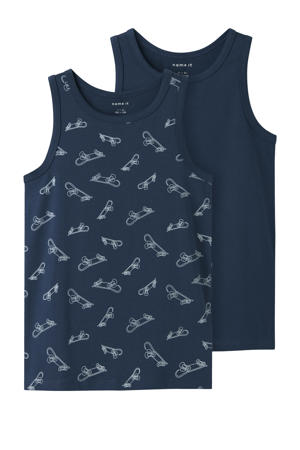 hemd - set van 2 donkergrijs