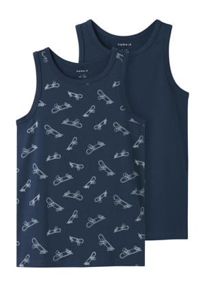 hemd - set van 2 donkergrijs