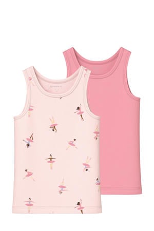 hemd - lichtroze/roze (set van 2)