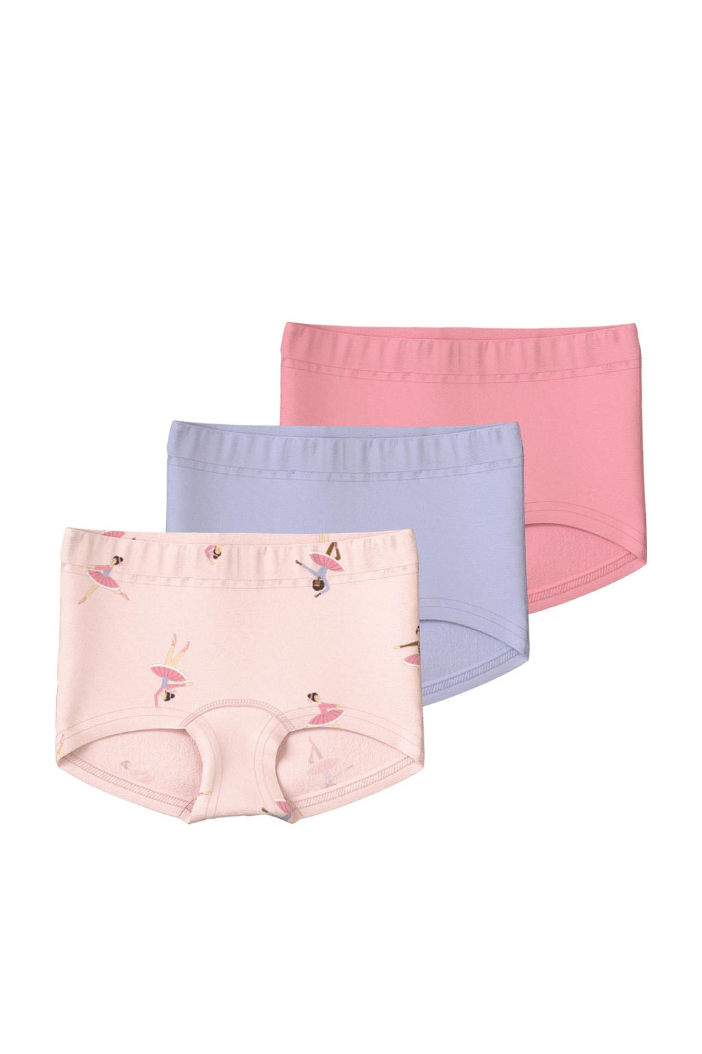 NAME IT MINI hipster - set van 3 lichtroze