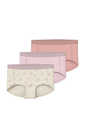 hipster - set van 3 ecru/lichtroze/roze