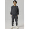 NAME IT KIDS sweater donkergrijs melange