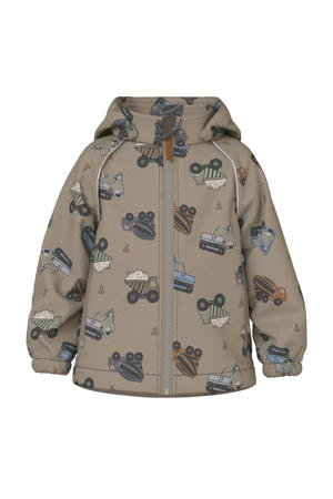 softshell jas lichtbruin