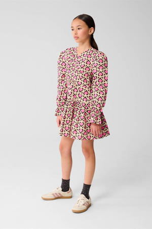 korte jurk roze
