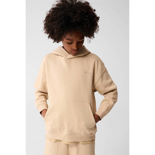 Shoeby hoodie beige Sweater Effen - maat 158/164 | Sweater van Shoeby afbeelding