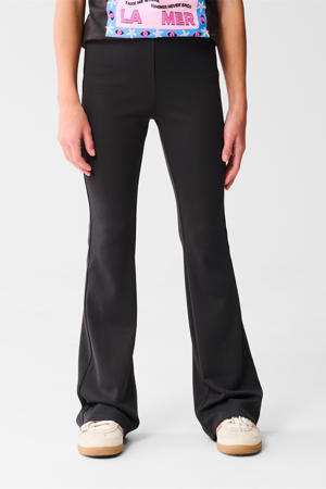 flared flared broek grijs