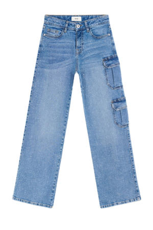straight leg jeans blauw