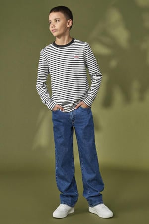 loose fit jeans medium blue denim