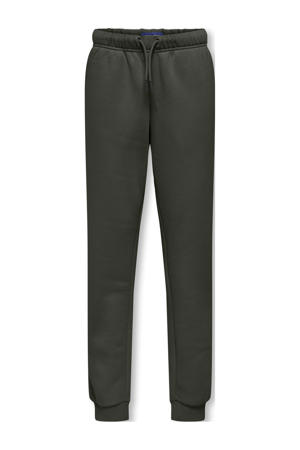 regular fit joggingbroek donkergroen