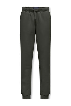 regular fit joggingbroek donkergroen