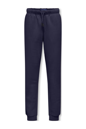 regular fit joggingbroek donkerblauw