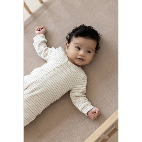 Feetje boxpak The magic is in you taupe/bruin Jongens/Meisjes Katoen Ronde hals