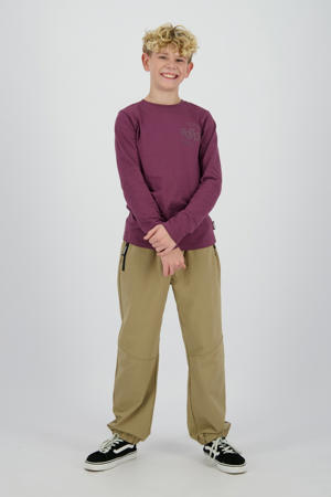 longsleeve donkerrood
