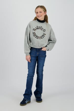 sweater grijs melange