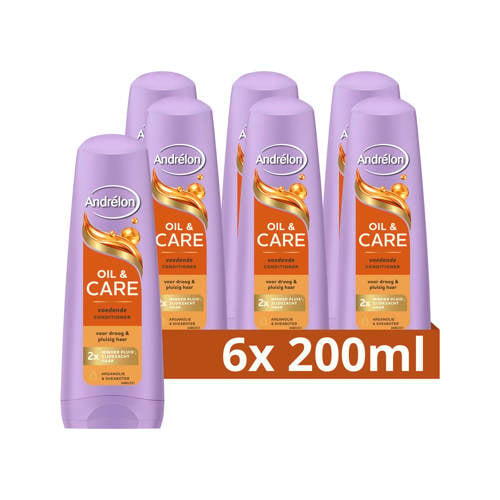Andrélon Oil & Care conditioner - 6 x 200 ml | Conditioner van Andrélon afbeelding