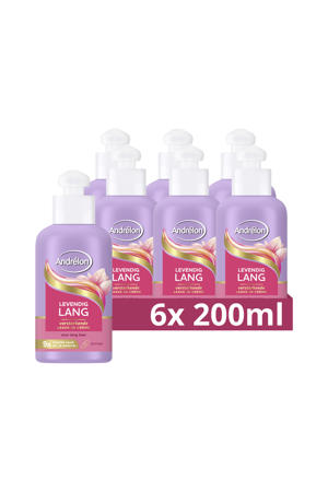 Levendig Lang Versterkende Leave-in haarcrème - 6 x 200 ml