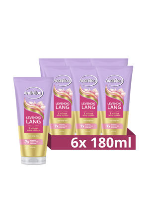 Levendig Lang 1 Minuut WOW haarmasker - 6 x 180 ml