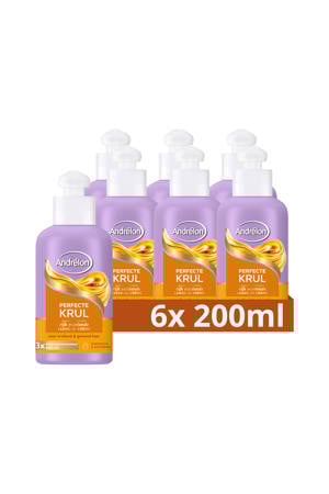 Perfecte Krul Rijk Voedende Leave-in haarcrème - 6 x 200 ml