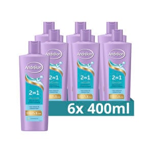 2-in-1 shampoo en conditioner - 6 x 400 ml