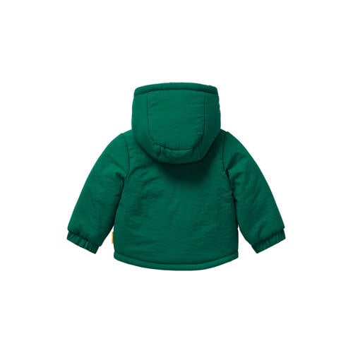 Noppies baby winterjas groen Jongens Polyester Capuchon Effen - maat 80 afbeelding