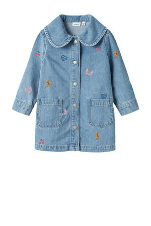 denim blousejurk light blue denim