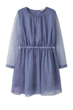 korte jurk blauw