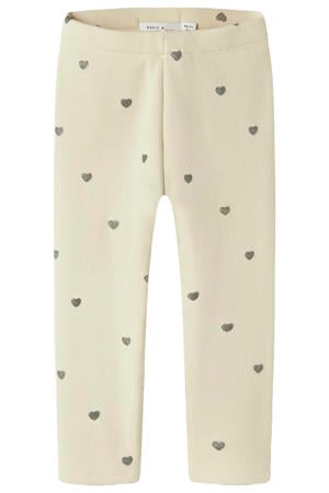 fleece legging ecru