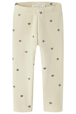 fleece legging ecru