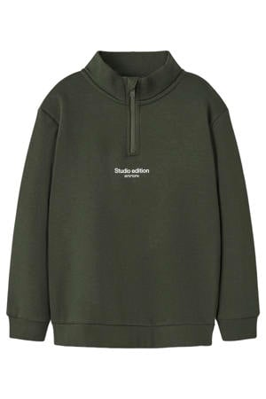 sweater donkergroen