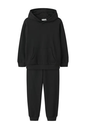 hoodie + joggingbroek zwart