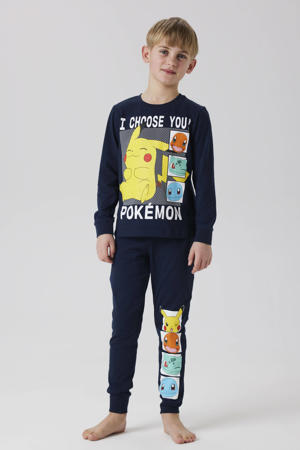 Pokemon pyjama donkerblauw