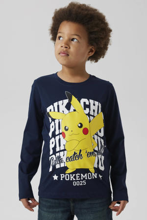 Pokemon longsleeve donkerblauw