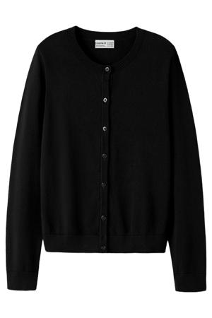 gebreid vest zwart