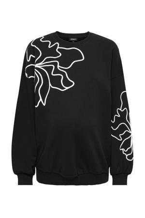 zwangerschaps sweater zwart