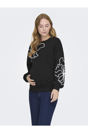 zwangerschaps sweater zwart