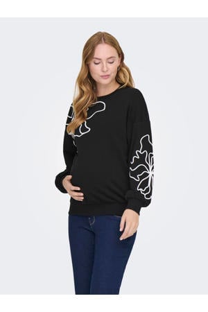 zwangerschaps sweater zwart
