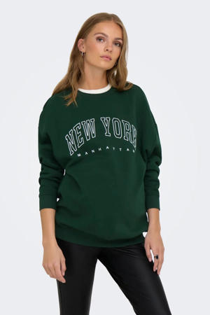 zwangerschaps sweater groen
