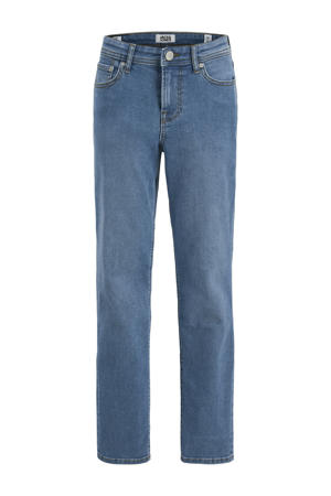 waist regular fit jeans medium blue denim
