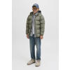 JACK & JONES JUNIOR gewatteerde jas olijfgroen