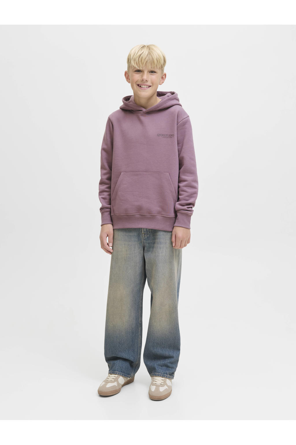 JACK & JONES JUNIOR hoodie paars