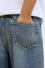 thumbnail: JACK & JONES JUNIOR high waist wide leg jeans medium blue denim