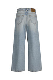 thumbnail: JACK & JONES JUNIOR high waist wide leg jeans light blue denim