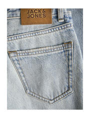 thumbnail: JACK & JONES JUNIOR high waist wide leg jeans light blue denim