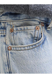 thumbnail: JACK & JONES JUNIOR high waist wide leg jeans light blue denim