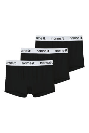 boxershort - zwart/wit (set van 3)
